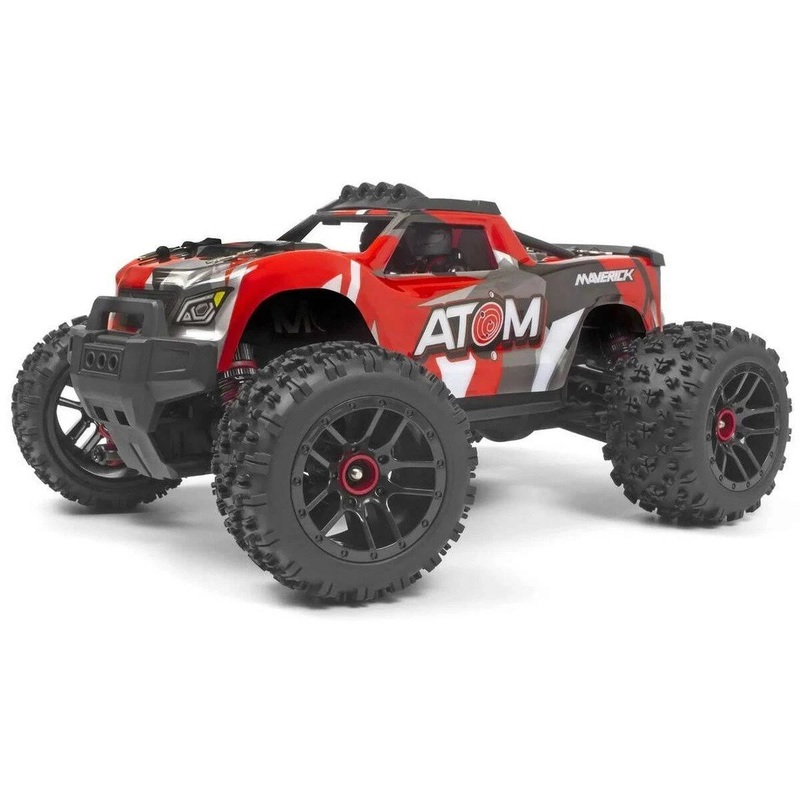 1/18 Atom 4WD Electric Truck – Red