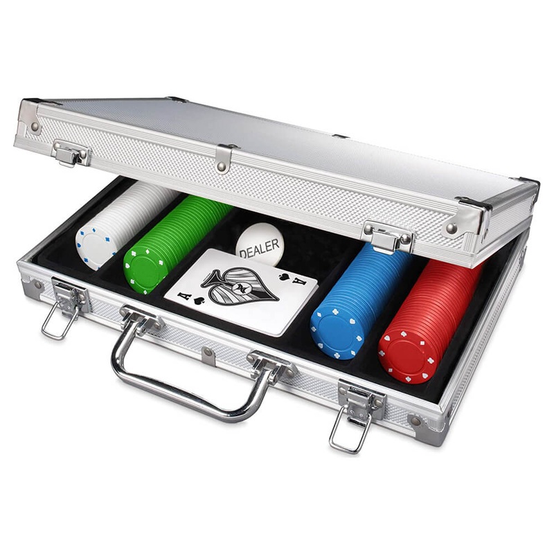 Classic 200pc Poker Set in Aluminium Case