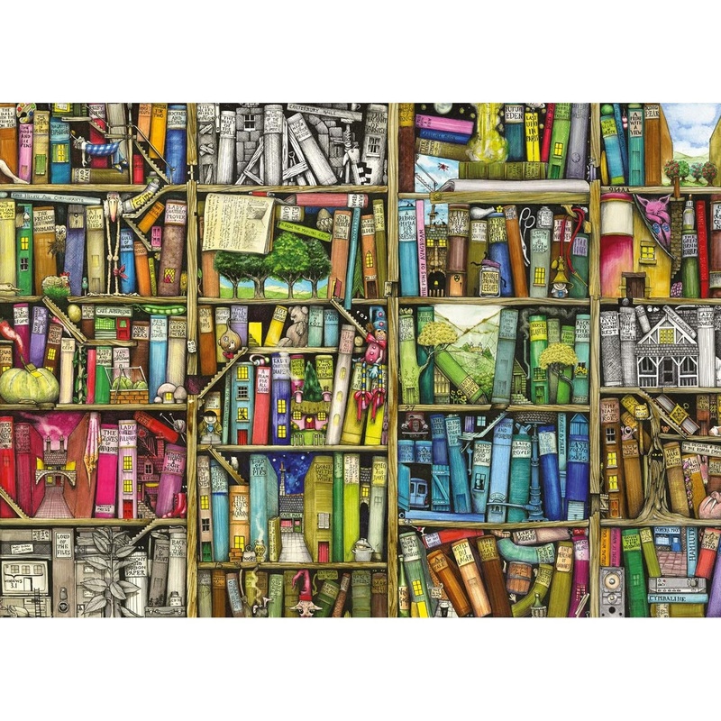 1000pc Magical Bookcase Puzzle