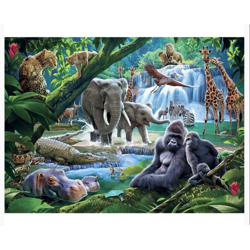 100pc Jungle Animals Puzzle