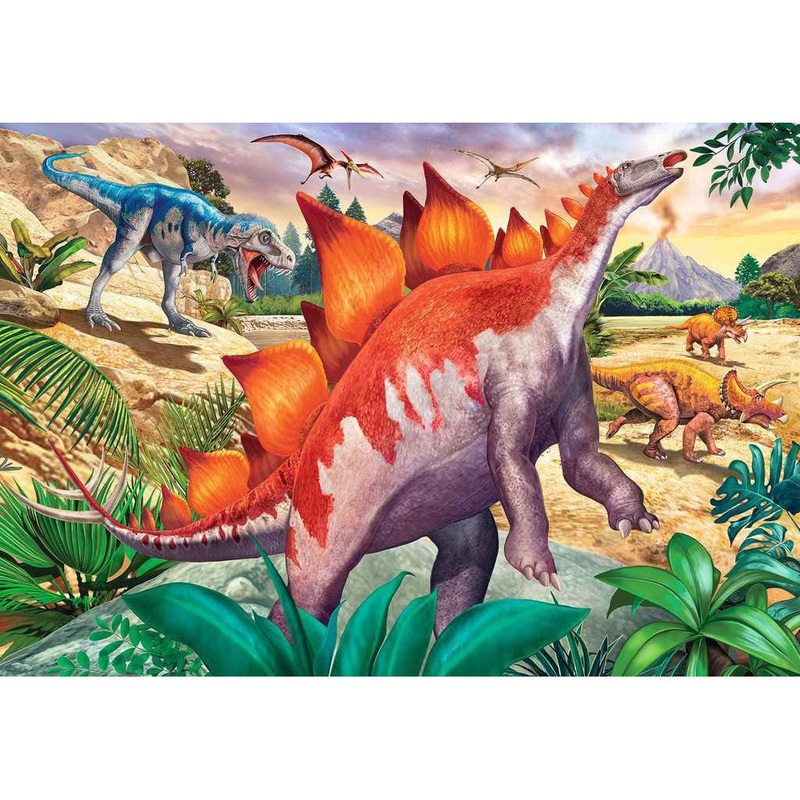 2x24pc Jurassic Wildlife Puzzle