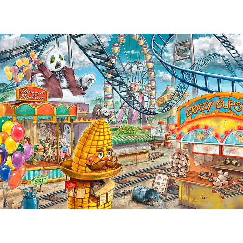 368pc Kids Escape Amusement Park Plight