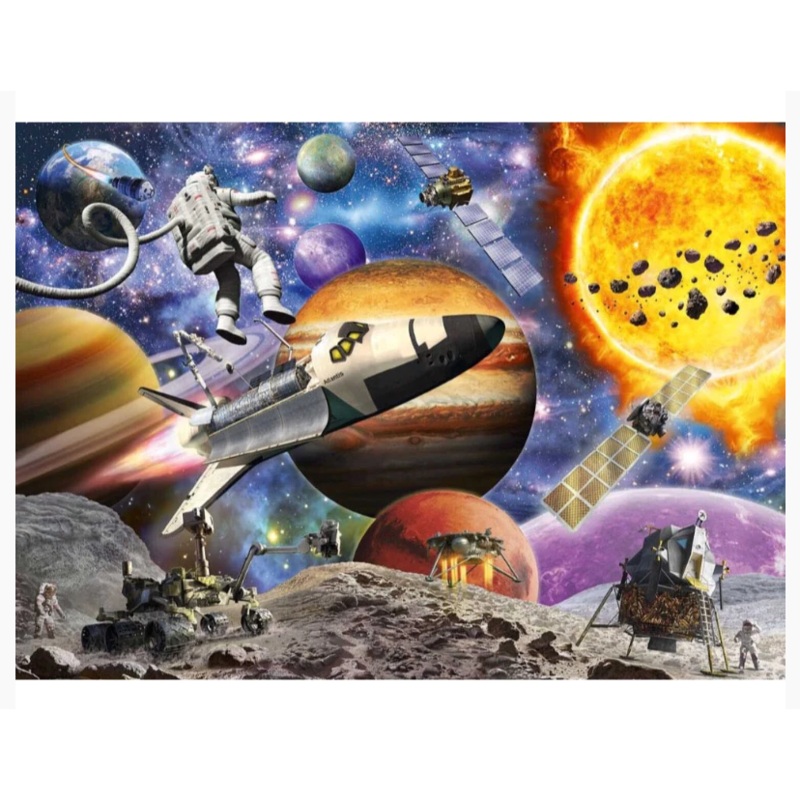 60pc Explore Space Puzzle