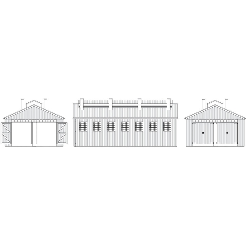 OO GWR Dunster Engine Shed