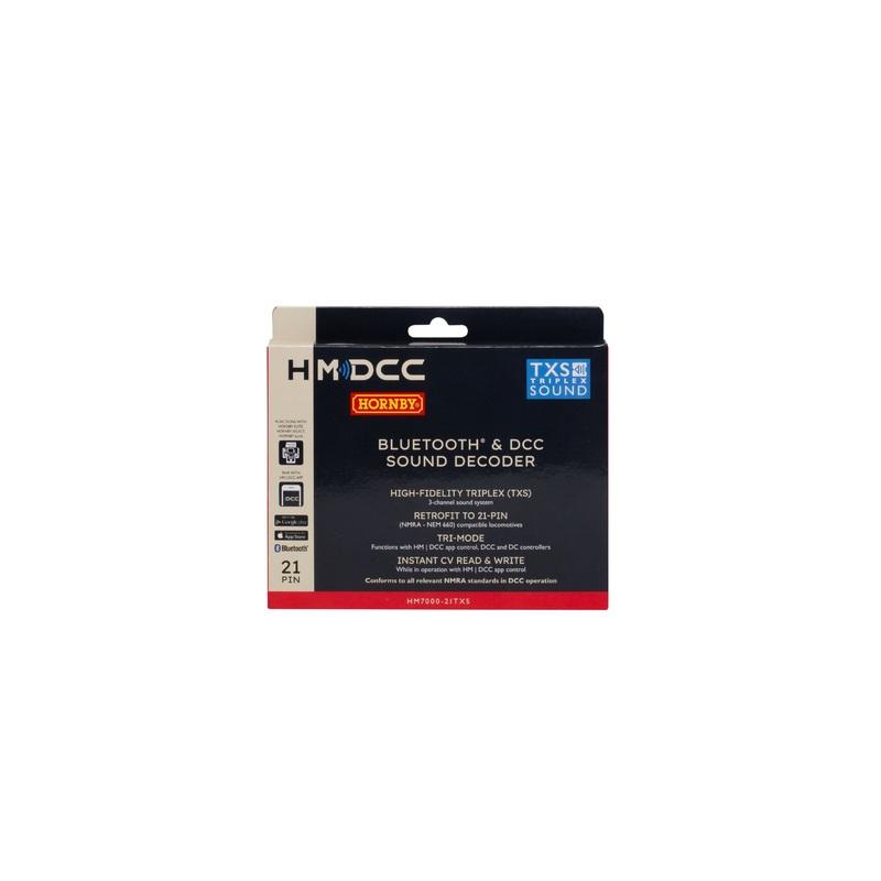 OO Hm7000-21TXS: Bluetooth & DCC Sound Decoder (21-Pin)