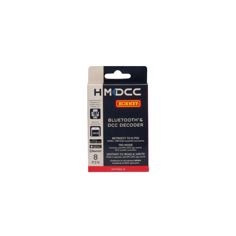OO Hm7000-8: Bluetooth & DCC Decoder (8-Pin)