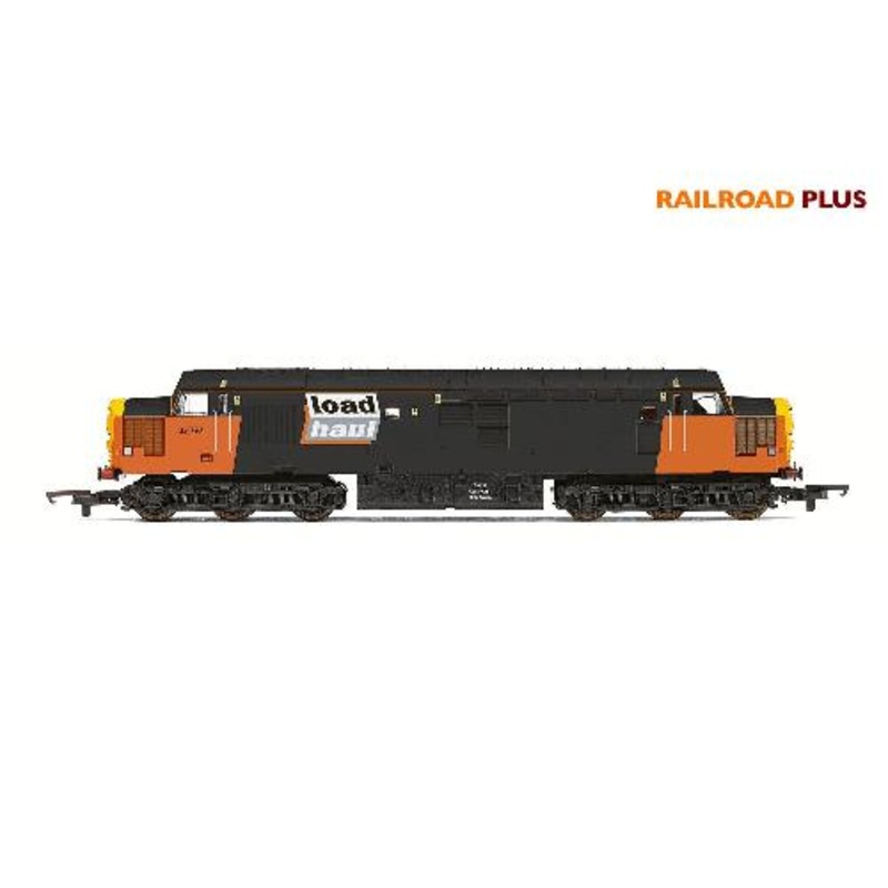 OO RailRoad Plus Loadhaul, Class 37, Co-Co, 37710 – Era 8