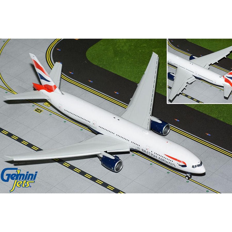 1/200 British Airways B777-200ER G-YMMS Flaps Down