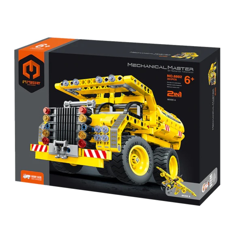 Dump Truck + Plane 2-in-1