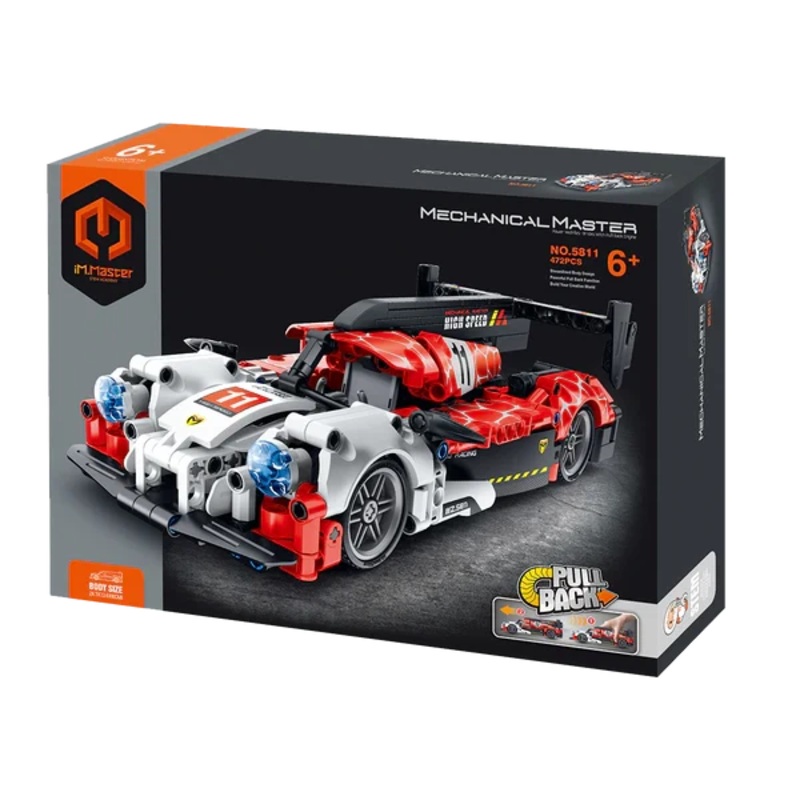 Pull Back Sports Car