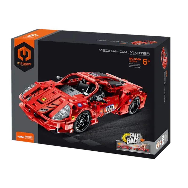 Pull Back Super Car Red