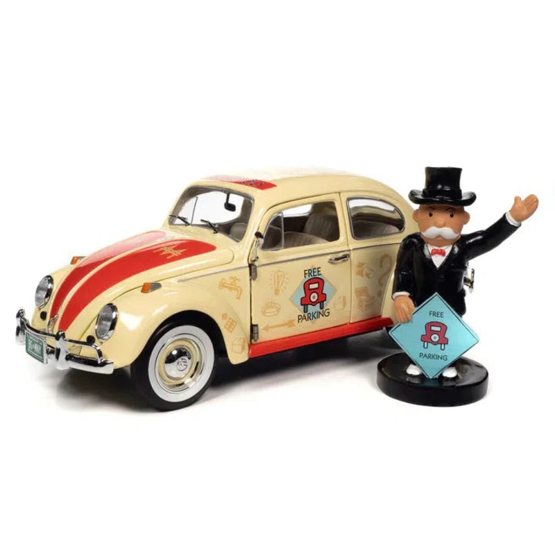 1/18 1963 VW Beetle with Mr Monopoly