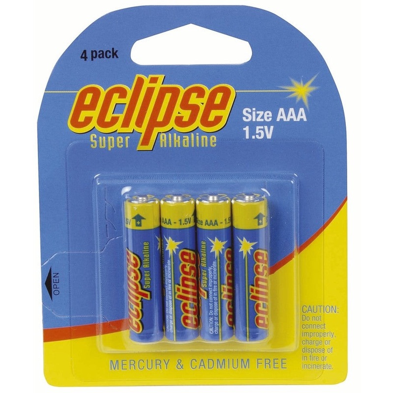 AAA Alkaline Eclipse Battery – Pack of 4