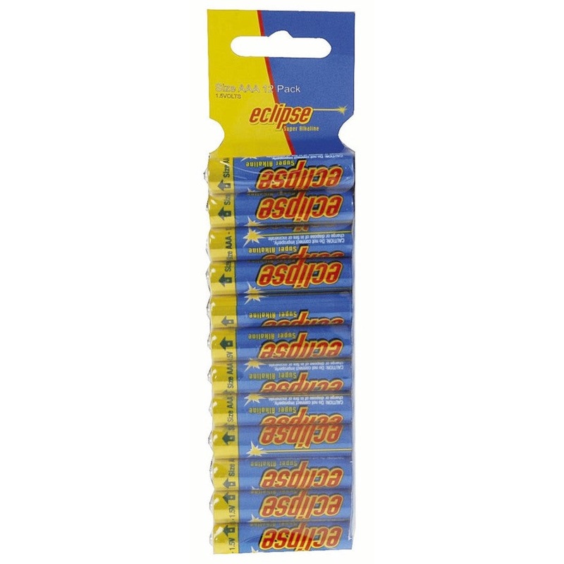 Eclipse Alkaline Batteries AAA – Pack of 12