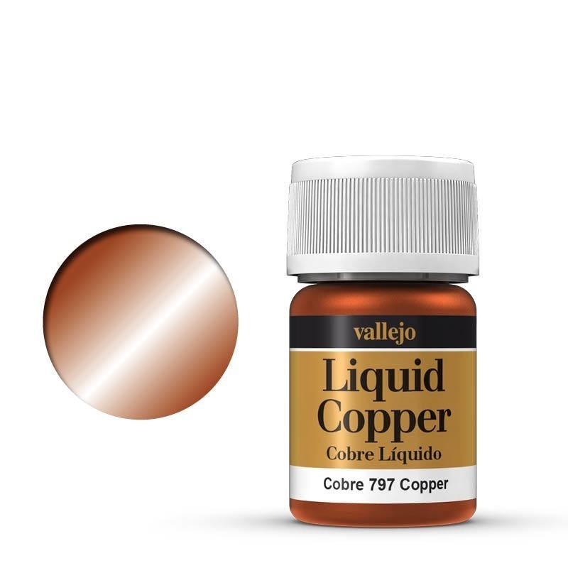 Liquid Gold Copper 35ml Alcoholbased Metallic Paint