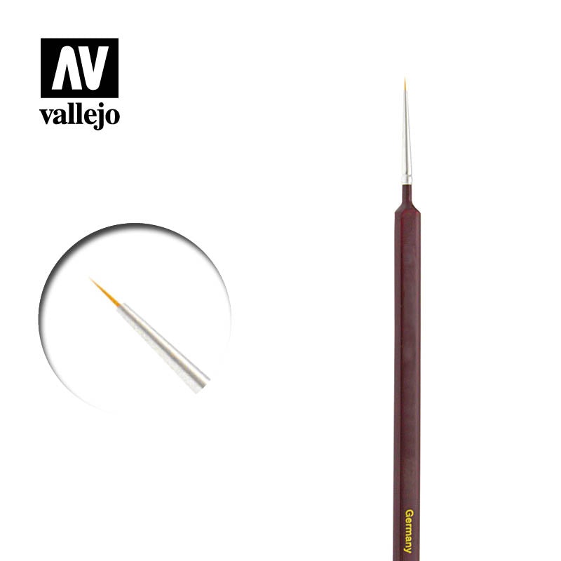 P15030 Round Toray Brush Triangular Handle No.3/0 Paint Brush