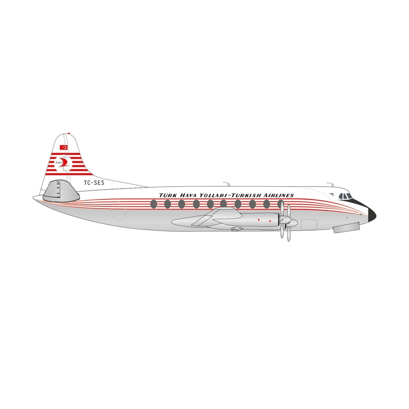 1/200 Turkish Airlines Vickers Viscount 700