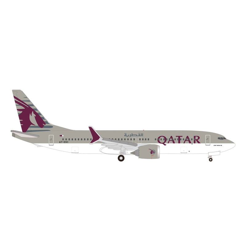 1/500 Qatar Airways Boeing 737 Max 8