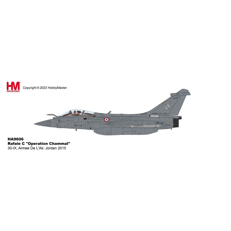 1/72 Rafale C “Operation Chammal” 30-IX Armee De L’Air Jordan 2015 (with SCALP Missiles)