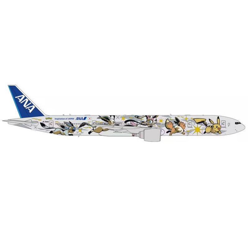 ANA B777-300ER JA784A “Eevee Jet” (Flaps Down)