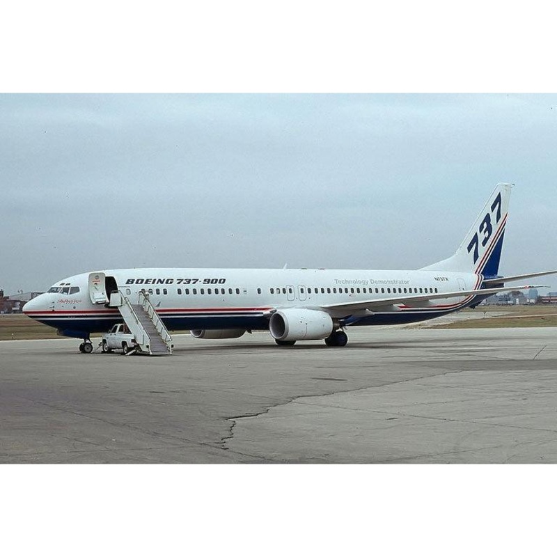 House Color B737-900 N737X (Flaps Down)