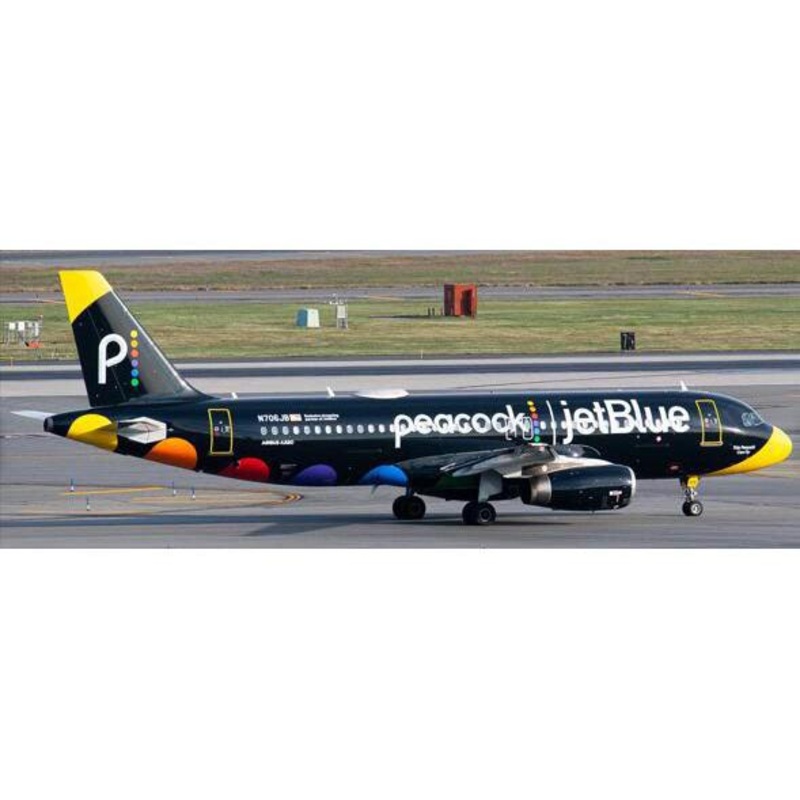 JetBlue A320 N706JB “Peacock”