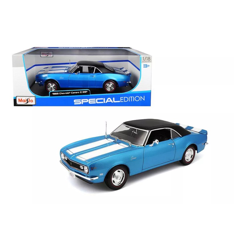 1/18 1968 Chevrolet Camaro Z/28 Coupe – Blue