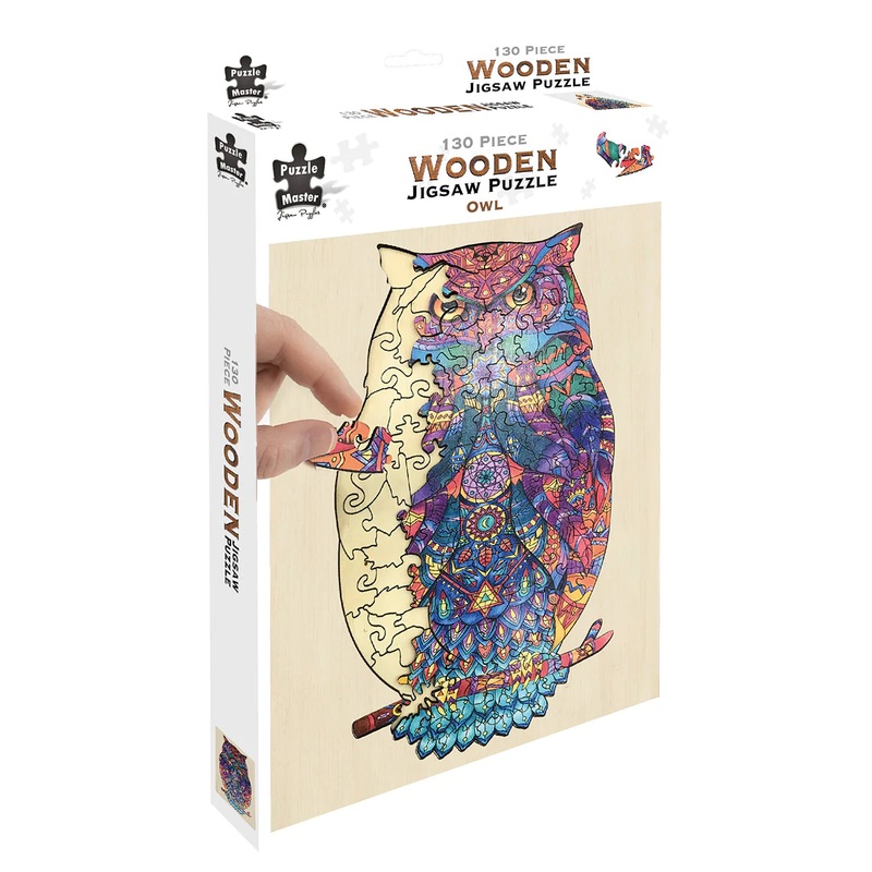 129pc Wooden Jigsaw Puzzle – Owl