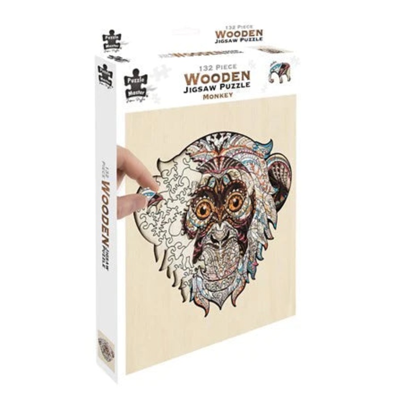132pc Wooden Jigsaw Puzzle – Monkey