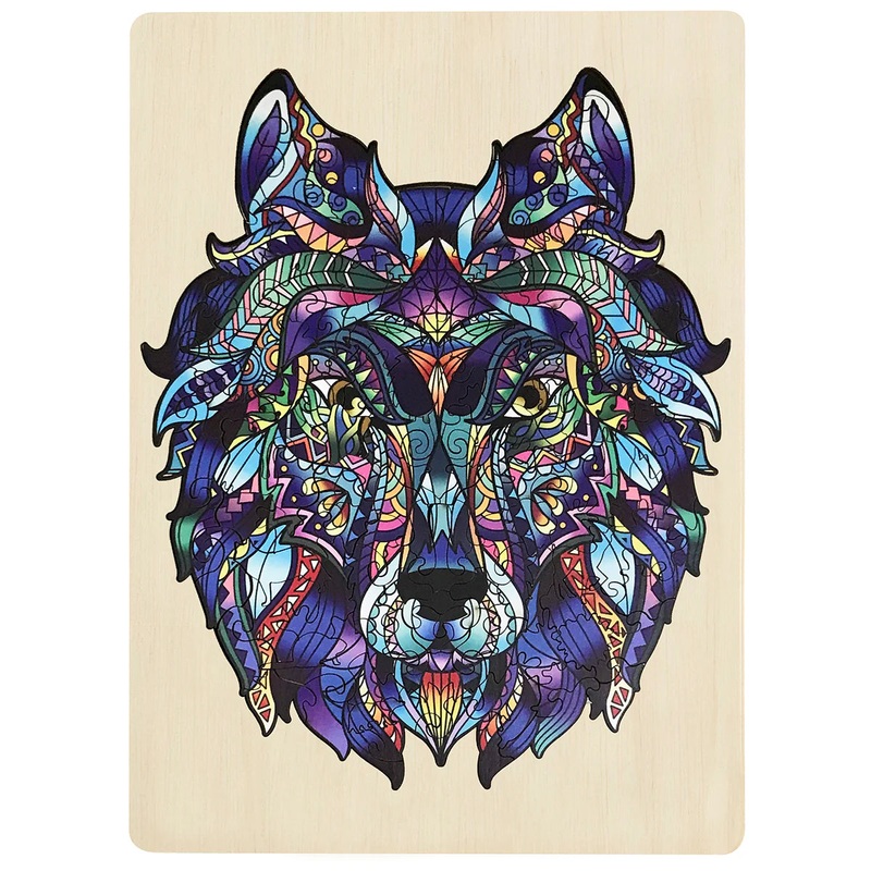 132pc Wooden Jigsaw Puzzle – Wolf