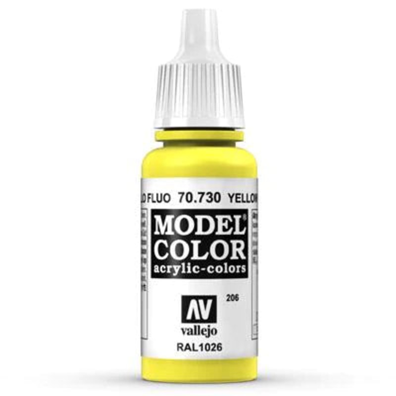 70730 Model Colour Fluorescent Yellow 17 ml Acrylic Paint
