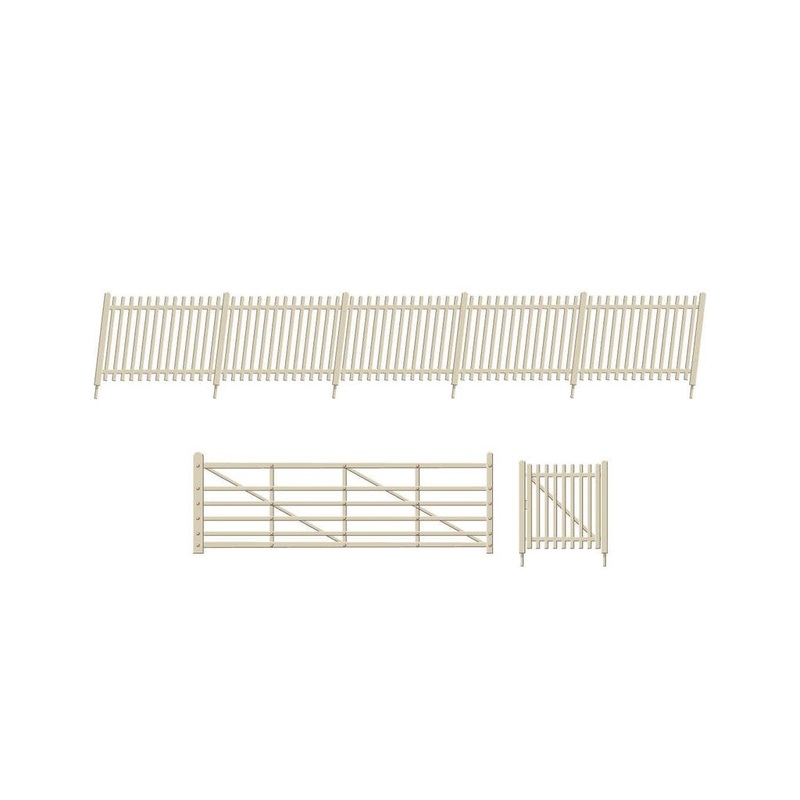 Ratio OO Sr Concrete Pale Fencing (Inc. Gates & Ramps)