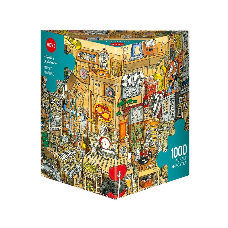 1000pc Adolfsson Music Maniac Puzzle