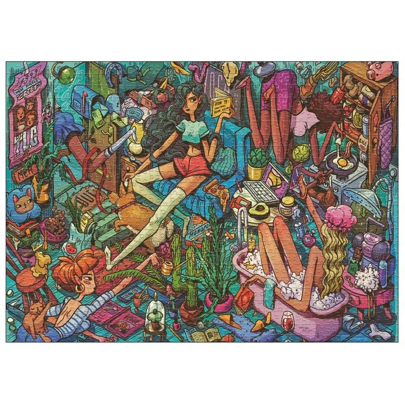 1000pc Tiurina Homely Housemates Puzzle