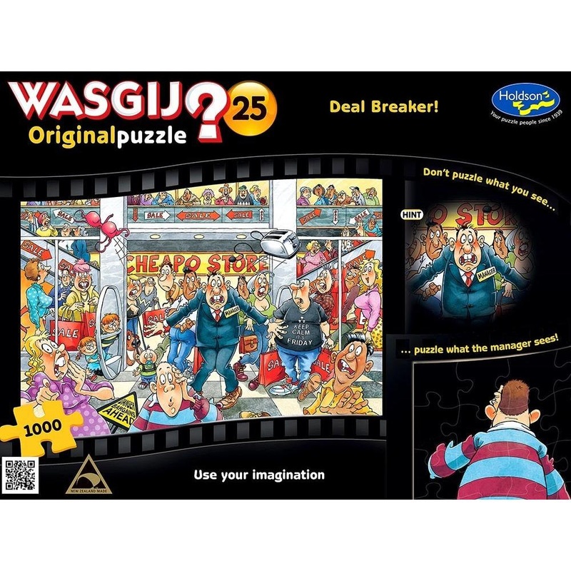 1000pc Wasgij? Original Puzzle #25: Deal Breaker!