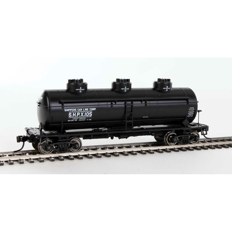 HO 36′ 3-Dome Tank Car SHPX #105