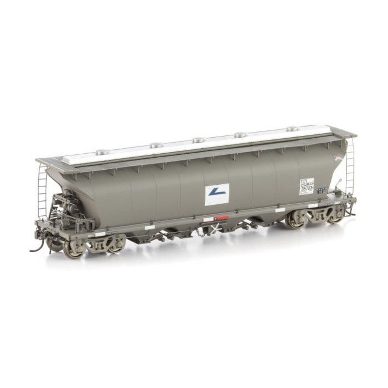 HO NGGF Sugar Hopper, Pacific National Wagon Grime with Faded L7 & Sugar Roof – 4 Car Pack