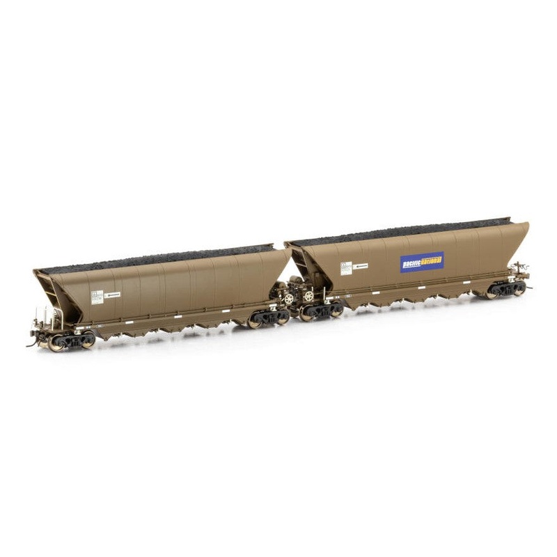 HO NHEH Coal Hopper, Pacific National Wagon Grime – 4 Car Pack