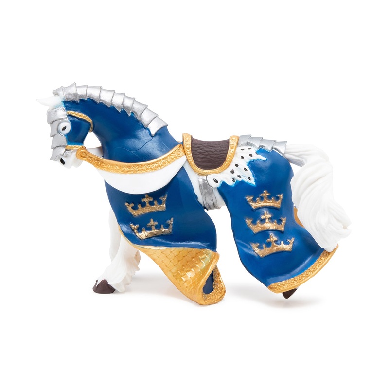 Blue King Arthur’s Horse Figurine