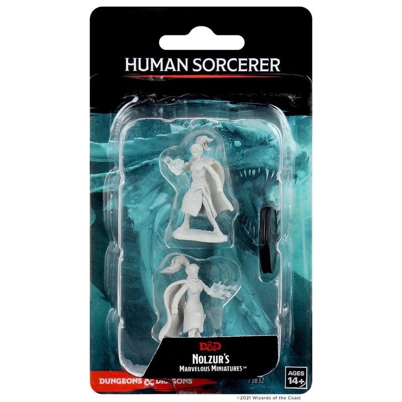 D&D Nolzur’s Marvelous Unpainted Miniatures: Female Human Sorcerer