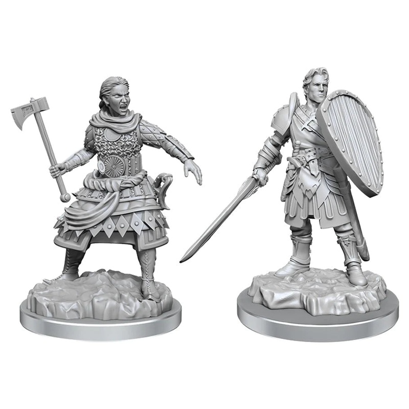 D&D Nolzur’s Marvelous Unpainted Miniatures: Human Fighters