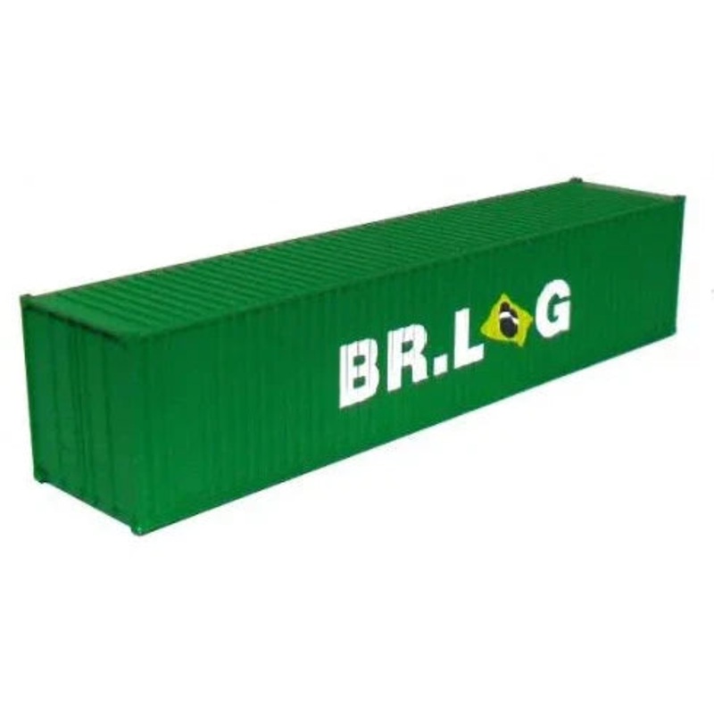 HO 40ft ISO Container Only – BR LOG Green