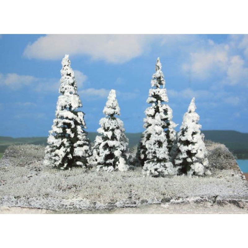 HO 5 Snow Trees 7-14cm