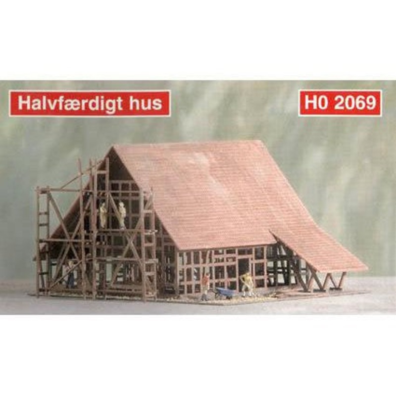 HO Half-Finished House Kit