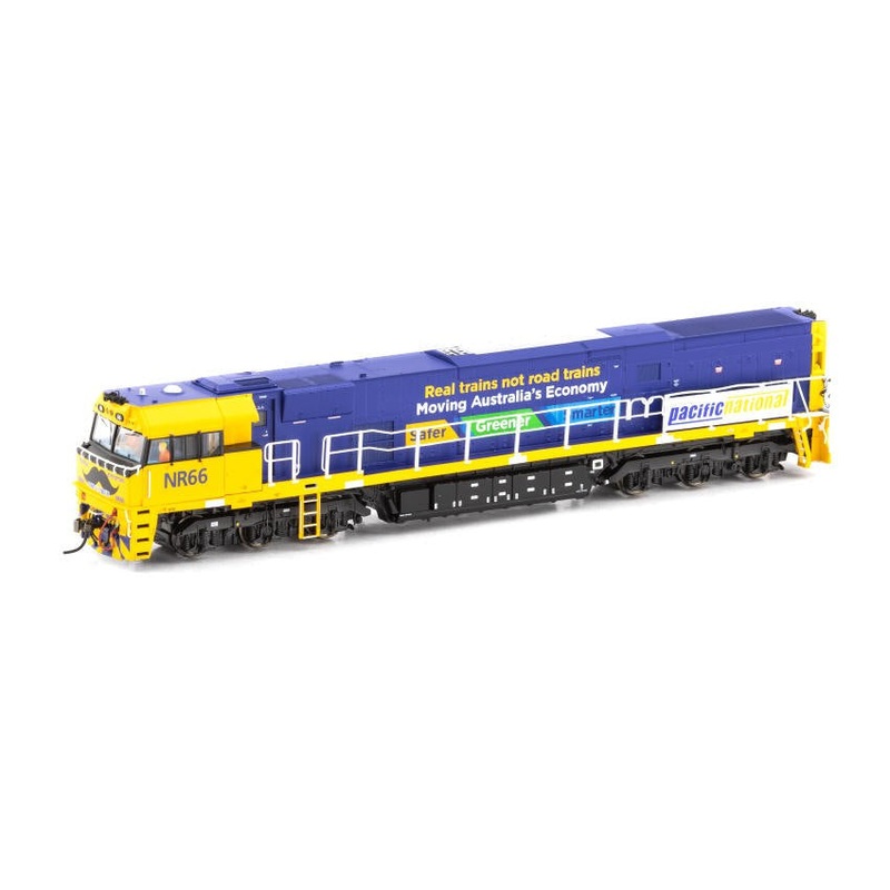 HO NR66 Pacific National (Real Trains Movember) – Blue/Yellow