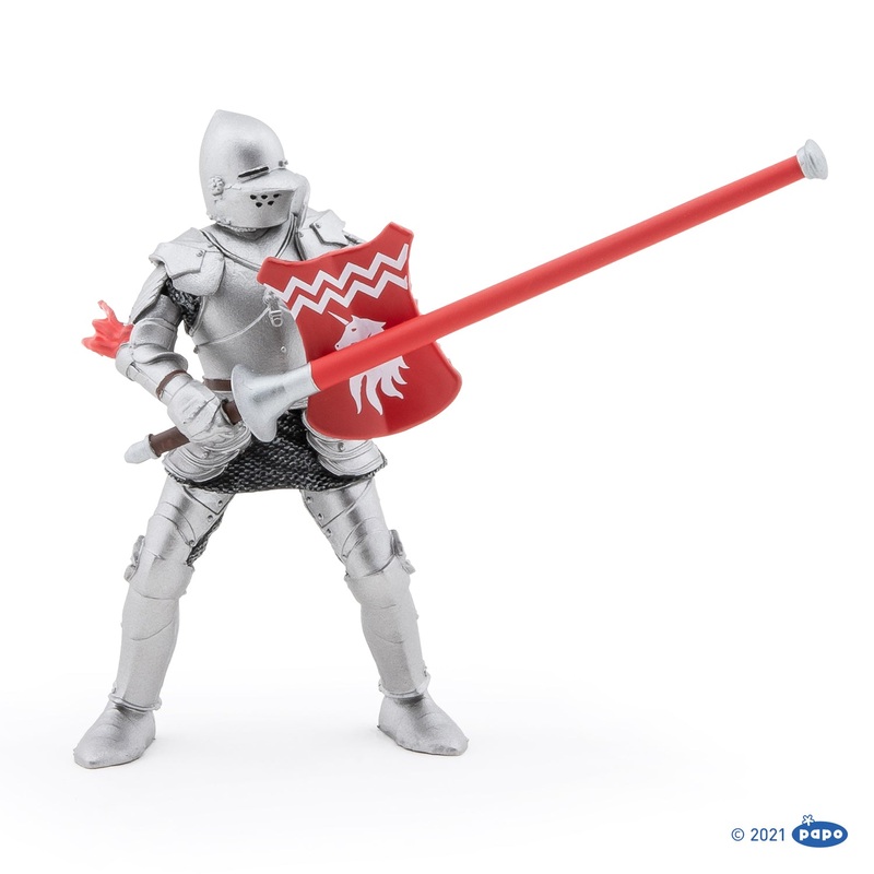 Unicorn Knight with Spear Figurine
