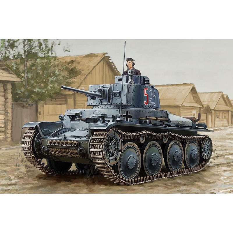 1/16 Pzkpfw 38(T) Ausf.E/F Plastic Model Kit