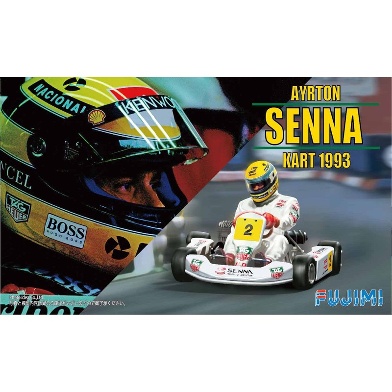 1/20 Ayrton Senna Kart 1993 Plastic Model Kit