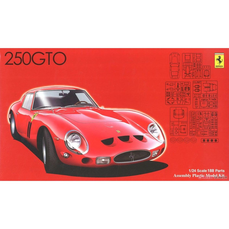 1/24 Ferrari 250GTO with Etching Parts Plastic Model Kit
