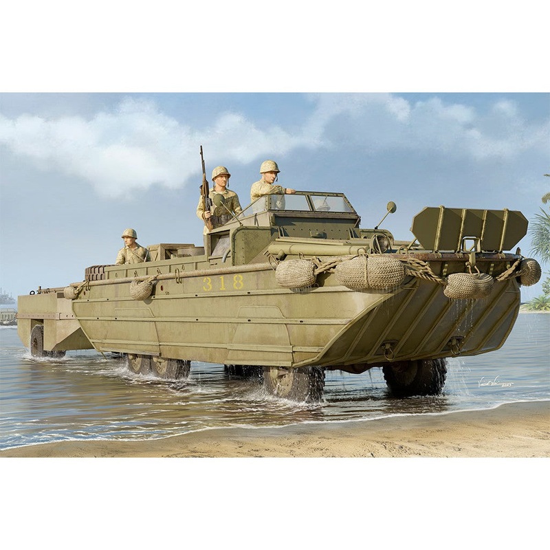 1/35 GMC DUKW-353 with WTCT-6 Trailer Plastic Model Kit